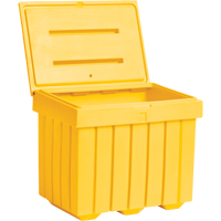 Conteneur d'entreposage &eacute;conomique pour sel/sable, 32" x 23" x 27-1/2", 10 pi³, Jaune St. Lawrence Industrial & Safety Supply