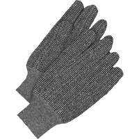 Classic Jersey Gloves, One Size, Salt & Pepper, Unlined, Knit Wrist St. Lawrence Industrial & Safety Supply