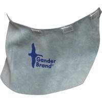 Gander Brand Split Leather Welding Helmet Bib, Pearl Grey St. Lawrence Industrial & Safety Supply