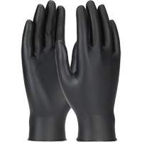 Grippaz Skins Ambidextrous Disposable Gloves, Large, Nitrile, 6-mil, Powder-Free, Black St. Lawrence Industrial & Safety Supply