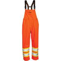 Salopette 300 deniers Journeyman, Polyester, Grand, Orange haute visibilit&eacute; St. Lawrence Industrial & Safety Supply