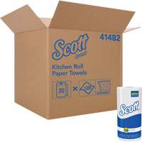 Rouleau de chiffons de cuisine Scott, 1 Pli, 128 Feuilles/rouleau, 11" la, 8,78" lo St. Lawrence Industrial & Safety Supply
