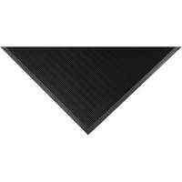 Tapis Gritstop Fingermat, Caoutchouc, Grattoir Type, Motif Textur&eacute;, 2' x 2-2/3', Noir St. Lawrence Industrial & Safety Supply
