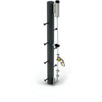 Support avec &eacute;cartement pour mat en acier Lad-Saf St. Lawrence Industrial & Safety Supply