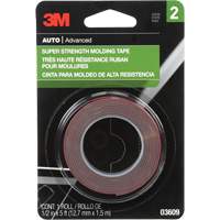 Super Strength Molding Tape, 1.52 m (5') L x 12.7 mm (1/2") W, 46 mils, Acrylic St. Lawrence Industrial & Safety Supply