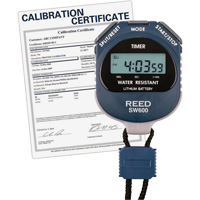 SW600 Stopwatch with Calibration Certificate, Digital, Water Resistant St. Lawrence Industrial & Safety Supply