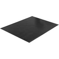 Tapis &agrave; nervures larges, Couloir, 4' x 75' x 1/8", Noir St. Lawrence Industrial & Safety Supply