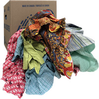 Wiper Rags, Mix Colours, 10 lbs. St. Lawrence Industrial & Safety Supply