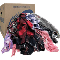 Wiper Rags, Flannel, 10 lbs. St. Lawrence Industrial & Safety Supply