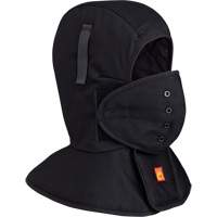 565A Flame Resistant Quilted Long Neck Hardhat Liner, Black, Cotton St. Lawrence Industrial & Safety Supply
