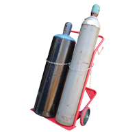 Chariot pour bouteilles, Roues Caoutchouc moul&eacute;, Base de 25-1/2"la x 7"lo, 350 lb St. Lawrence Industrial & Safety Supply