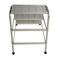 Escabeau en aluminium, 3 marches, 34-9/16" x 22-13/16" x Hauteur 30" St. Lawrence Industrial & Safety Supply