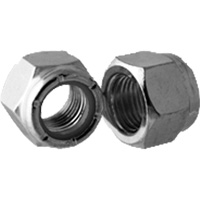 Bague arr&ecirc;toir en nylon mince de s&eacute;rie lourde NTU pour &eacute;crou de blocage, 3/4"-10 dia, Zingu&eacute; St. Lawrence Industrial & Safety Supply