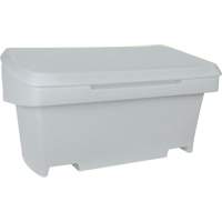 Contenant de rangement robuste pour l'ext&eacute;rieure pour sel et sable, 24" x 48" x 24", 10 pi³, Gris St. Lawrence Industrial & Safety Supply