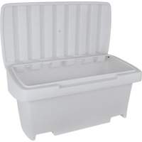 Contenant de rangement robuste pour l'ext&eacute;rieure pour sel et sable, 24" x 48" x 24", 10 pi³, Gris St. Lawrence Industrial & Safety Supply