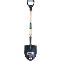 Pelle ronde robuste, Lame Acier au carbone, Bois dur, Manche Prise en D St. Lawrence Industrial & Safety Supply