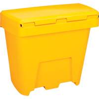 Bacs d'entreposage pour sel & sable, Avec Moraillon, 21" x 27" x 26", 4,24 pi³, Jaune St. Lawrence Industrial & Safety Supply