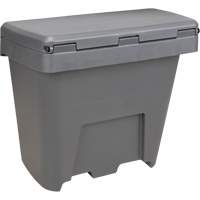 Salt & Sand Storage Bins, With Hasp, 21" x 27" x 26", 4.24 cu. ft., Grey St. Lawrence Industrial & Safety Supply