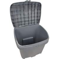 Salt & Sand Storage Bins, With Hasp, 21" x 27" x 26", 4.24 cu. ft., Grey St. Lawrence Industrial & Safety Supply