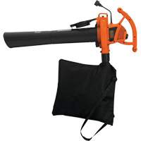 Souffleur/aspirateur/broyeur de feuilles, Vitesse d'air 210 mi/h, &eacute;lectrique St. Lawrence Industrial & Safety Supply