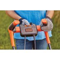 Tondeuse &agrave; gazon avec poign&eacute;e confortable, Pouss&eacute;e, &eacute;lectrique, Largeur de coupe 17" St. Lawrence Industrial & Safety Supply