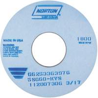 Tool Room Wheel, Type 01, Ceramic Alumina, 14" x 1" St. Lawrence Industrial & Safety Supply