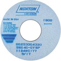 Tool Room Wheel, Type 01, Ceramic Alumina, 14" x 1-1/2" St. Lawrence Industrial & Safety Supply