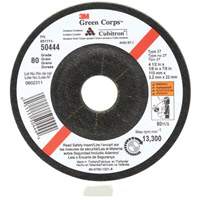 Green Corps Flexible Grinding Wheel, 4-1/2" x 1/8", 7/8" Arbor, Ceramic, Type 27 St. Lawrence Industrial & Safety Supply