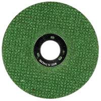 Green Corps Flexible Grinding Wheel, 4-1/2" x 1/8", 7/8" Arbor, Ceramic, Type 27 St. Lawrence Industrial & Safety Supply