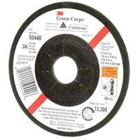 Green Corps Flexible Grinding Wheel, 4-1/2" x 1/8", 7/8" Arbor, Ceramic, Type 27 St. Lawrence Industrial & Safety Supply