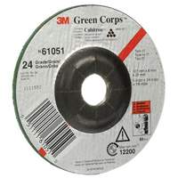 Green Corps Flexible Grinding Wheel, 5" x 1/4", 7/8" Arbor, Ceramic, Type 1 St. Lawrence Industrial & Safety Supply