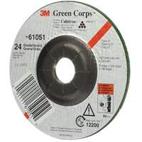Green Corps Flexible Grinding Wheel, 5" x 1/4", 7/8" Arbor, Ceramic, Type 1 St. Lawrence Industrial & Safety Supply