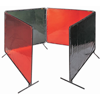 &eacute;cran et cadre pour soudage, Vert olive, 6' x 6' St. Lawrence Industrial & Safety Supply
