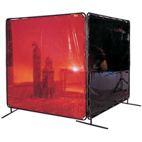 &eacute;cran et cadre pour soudage, Vert olive, 6' x 6' St. Lawrence Industrial & Safety Supply