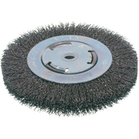 Brosses &eacute;conomiques &agrave; fils cr&ecirc;p&eacute;s - Face moyenne, 6" dia., Fils 0.014, Arbre 2" St. Lawrence Industrial & Safety Supply