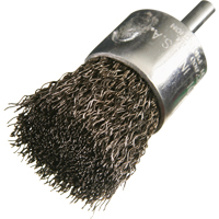 Brosses mont&eacute;es &agrave; fils cr&ecirc;p&eacute;s, 1/2", Fils 0,014", Tige 1/4" St. Lawrence Industrial & Safety Supply