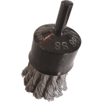 Brosses mont&eacute;es &agrave; fils nou&eacute;s, 1" dia., dia. Des fils 0,014", Tige 1/4" St. Lawrence Industrial & Safety Supply