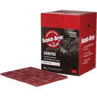 Tampons manuels Scotch-Brite 7447, Oxyde d'aluminium, 9" x 6", Grain Tr&egrave;s fin St. Lawrence Industrial & Safety Supply