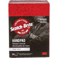Tampons manuels Scotch-Brite 7447, Oxyde d'aluminium, 9" x 6", Grain Tr&egrave;s fin St. Lawrence Industrial & Safety Supply