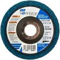 Vortex Non-Woven Disc, 4-1/2" Dia. x 1/2" W, 7/8" Arbor, Aluminum Oxide St. Lawrence Industrial & Safety Supply