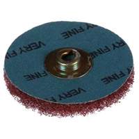 Disque HS de polissage et de brossage &agrave; changement rapide Standard Abrasives, 2" dia., Grain Tr&egrave;s fin, Oxyde d'aluminium St. Lawrence Industrial & Safety Supply
