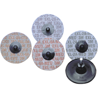 Produits Buff & Blend - Meules homog&egrave;nes EXL Roloc Scotch-Brite, 2" x Grain de 6A, Oxyde d'aluminium St. Lawrence Industrial & Safety Supply