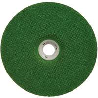 Green Corps Depressed Centre Wheel, 7" x 1/8", 7/8" Arbor, Ceramic, Type 27 St. Lawrence Industrial & Safety Supply