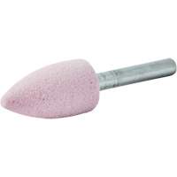 Vitrified Bond Mounted Point, A12, Aluminum Oxide, 11/16" Dia., 1-1/4" L, 80 Grit St. Lawrence Industrial & Safety Supply