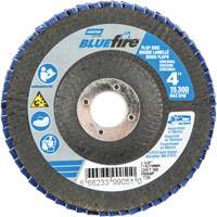 R884P BlueFire&reg; Conical Flap Disc, 4" x 5/8", Type 29, P60 Grit, Zirconia Alumina St. Lawrence Industrial & Safety Supply
