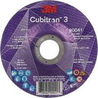Cubitron 3 Cut-Off Wheel, 4-1/2" x 0.045", 7/8" Arbor, Type T27, Ceramic, 13300 RPM St. Lawrence Industrial & Safety Supply
