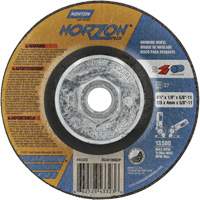 NorZon Plus SGZ CA Grinding & Cutting Wheel, 4-1/2" x 1/8", 5/8"-11 Arbor, Type 27, Ceramic Alumina St. Lawrence Industrial & Safety Supply