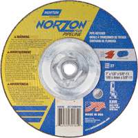 NorZon Plus SGZ Right Angle Cut-Off Wheel, 7" x 1/8", 5/8"-11 Arbor, Type 27/42, Ceramic Alumina, 8600 RPM St. Lawrence Industrial & Safety Supply