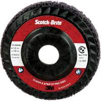 Disque Clean and Strip XT Pro XO-DC Scotch-Brite, 4-1/2" dia., Grain Extra grossier, Carbure de silicium St. Lawrence Industrial & Safety Supply