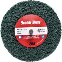 Disque Clean and Strip XT Pro Extra Cut Disc XC-DC Scotch-Brite, 4" dia., Grain Extra grossier, Oxyde d'aluminium St. Lawrence Industrial & Safety Supply